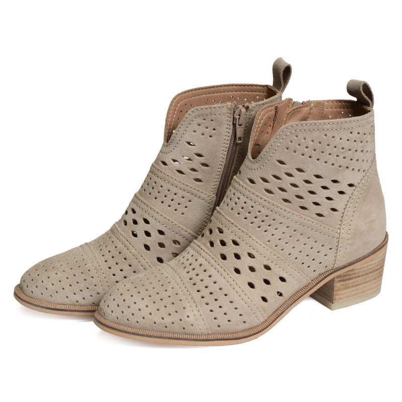 NELLY 5391 Beige, Bottines Alpe