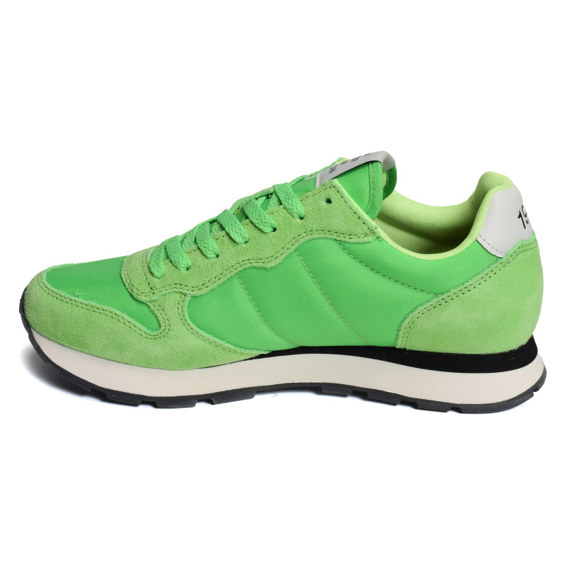 TOM SOLID Vert Fluo, Baskets running Sun 68