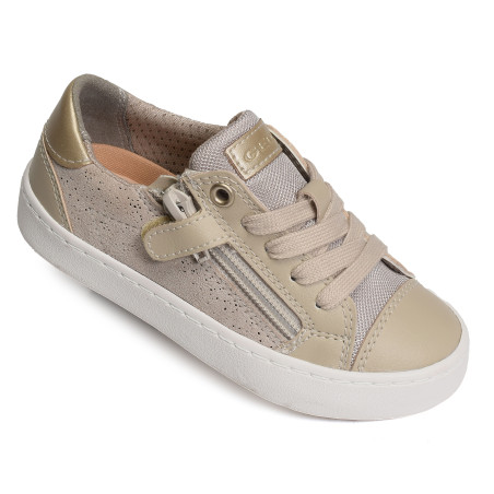 J KILWI GA Beige Or, Sneakers basses Geox