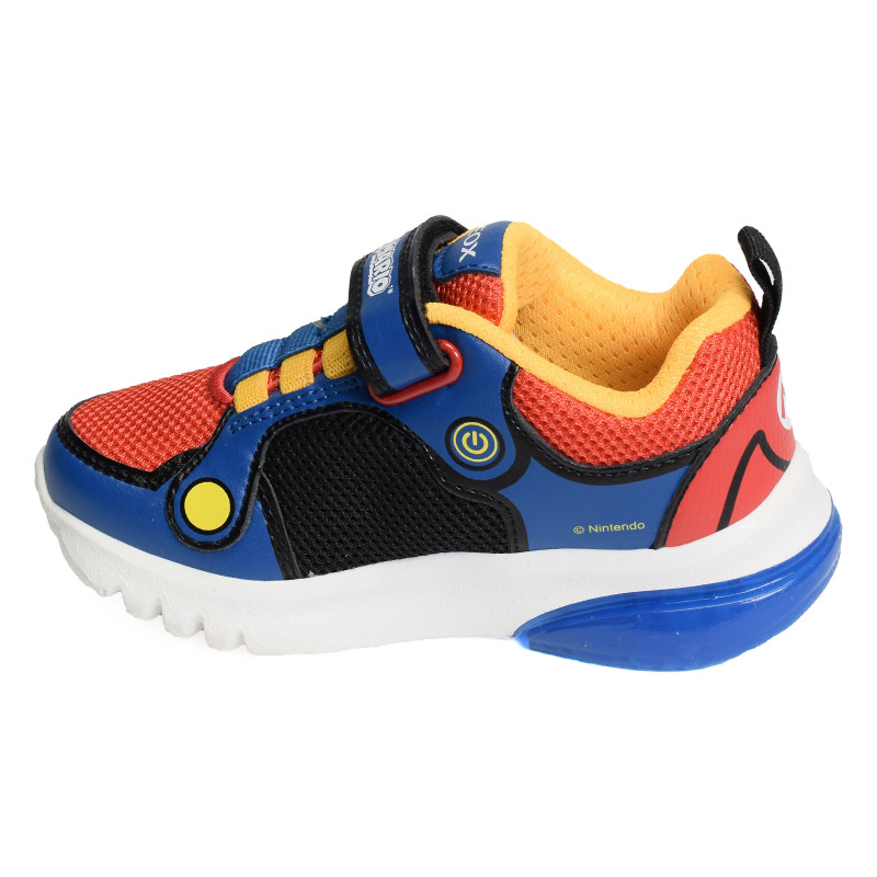 J CIBERDRON A Bleu Rouge, Sneakers basses Geox