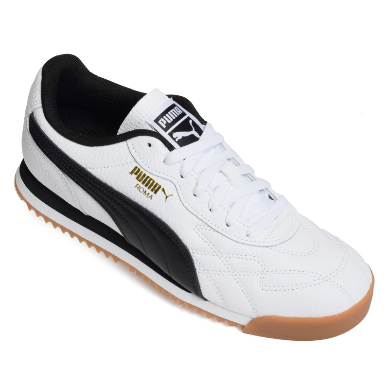 ROMA ANNIVERSARIO Blanc Noir, Baskets running Puma