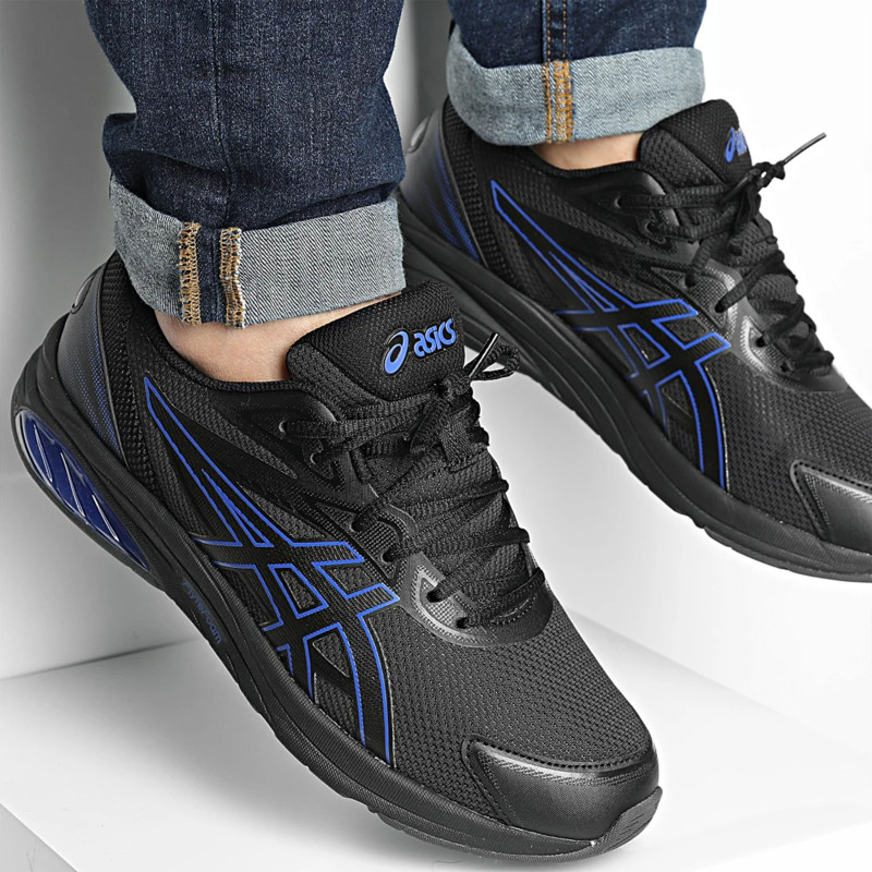 GEL QUANTUM KEI Noir Bleu, Baskets running Asics