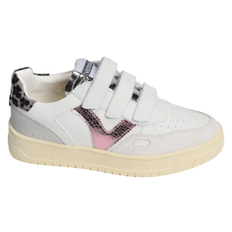 1257134 Blanc Rose, Sneakers basses Victoria