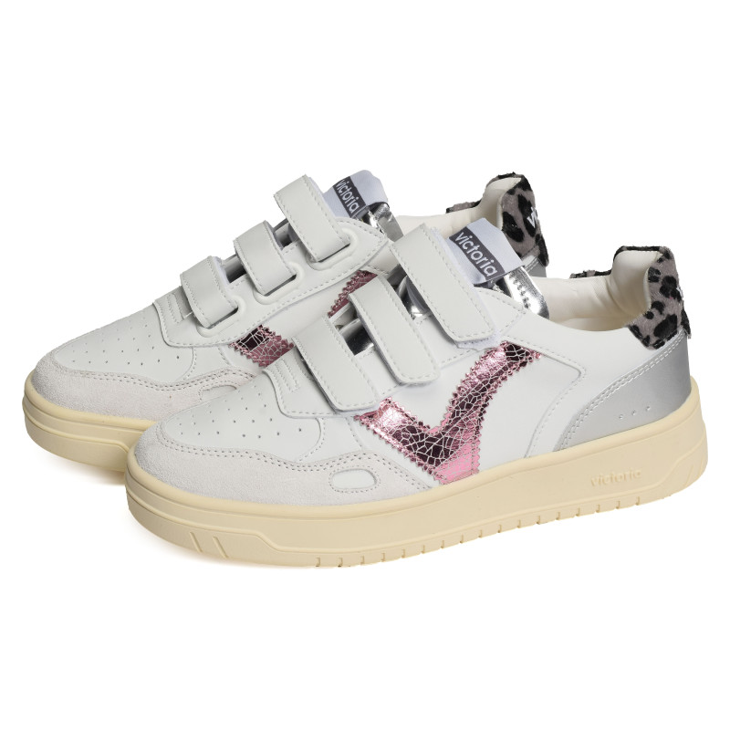 1257134 Blanc Rose, Sneakers basses Victoria