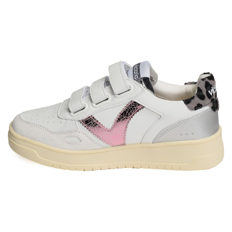 1257134 Blanc Rose, Sneakers basses Victoria