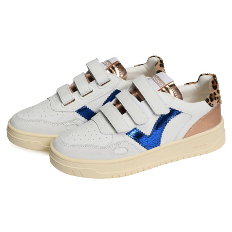 1257134 Blanc Bleu, Sneakers basses Victoria