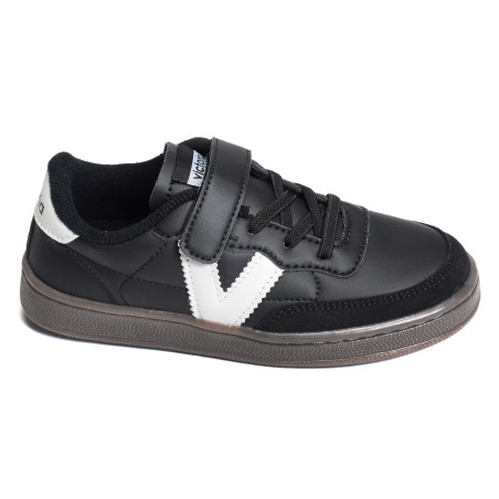 1256100 Noir Blanc, Sneakers basses Victoria