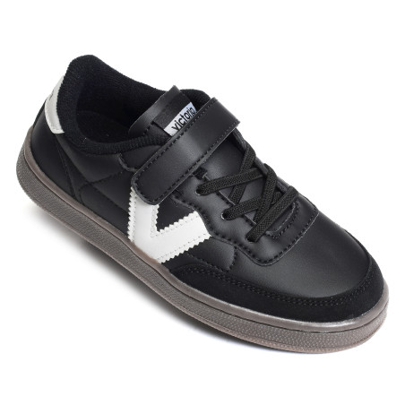 1256100 Noir Blanc, Sneakers basses Victoria