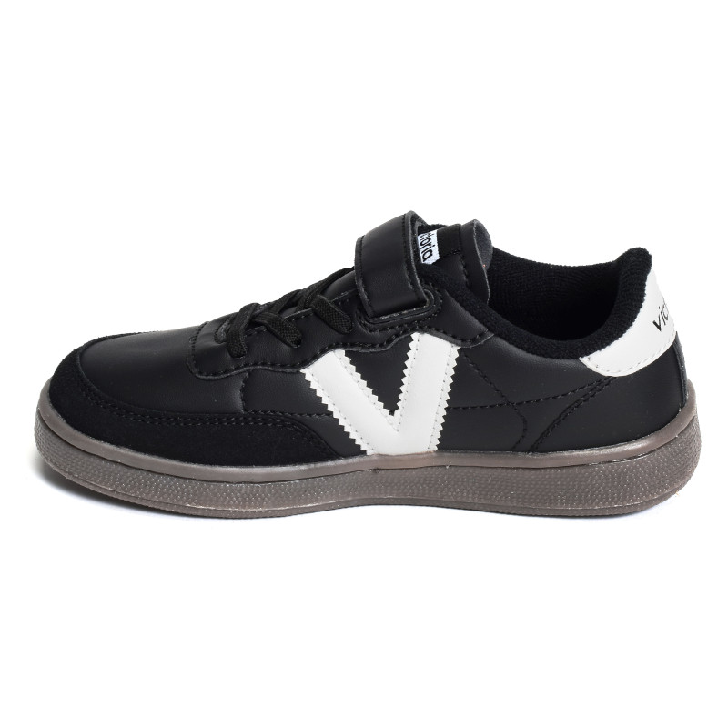 1256100 Noir Blanc, Sneakers basses Victoria