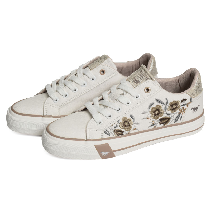 1272312 Blanc, Sneakers basses Mustang