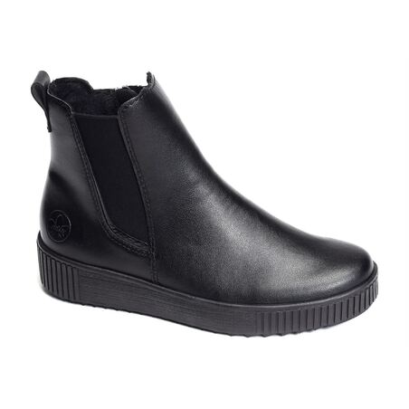 Y6451 Noir, Chelsea boots Rieker