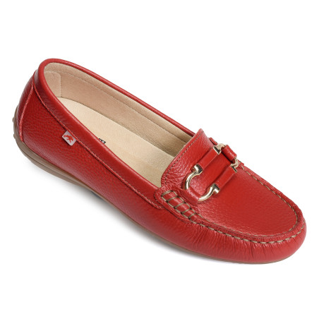 BRUNI F2156 Rouge, Mocassins Fluchos