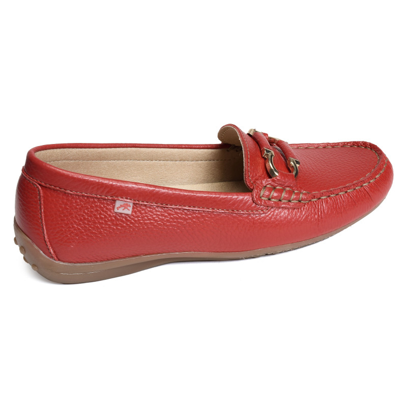 BRUNI F2156 Rouge, Mocassins Fluchos