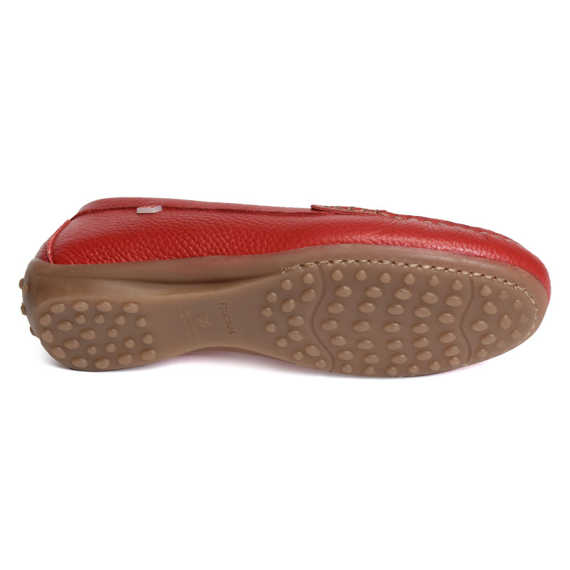 BRUNI F2156 Rouge, Mocassins Fluchos