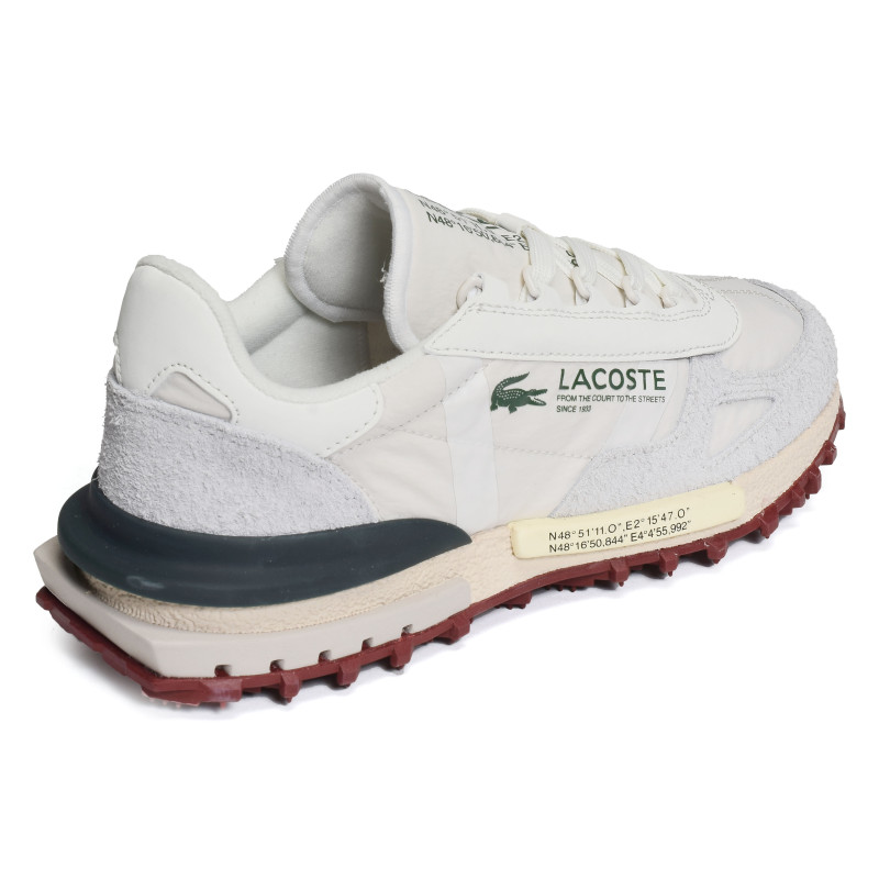 MENS ELITE ACTIVE SNEAKERS Blanc Vert, Baskets running Lacoste