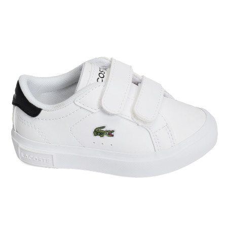 INFANTS POWERCOURT SNEAKERS Blanc Noir, Sneakers basses Lacoste