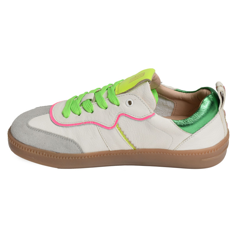 RONJA Blanc Multicolore, Sneakers basses Crickit