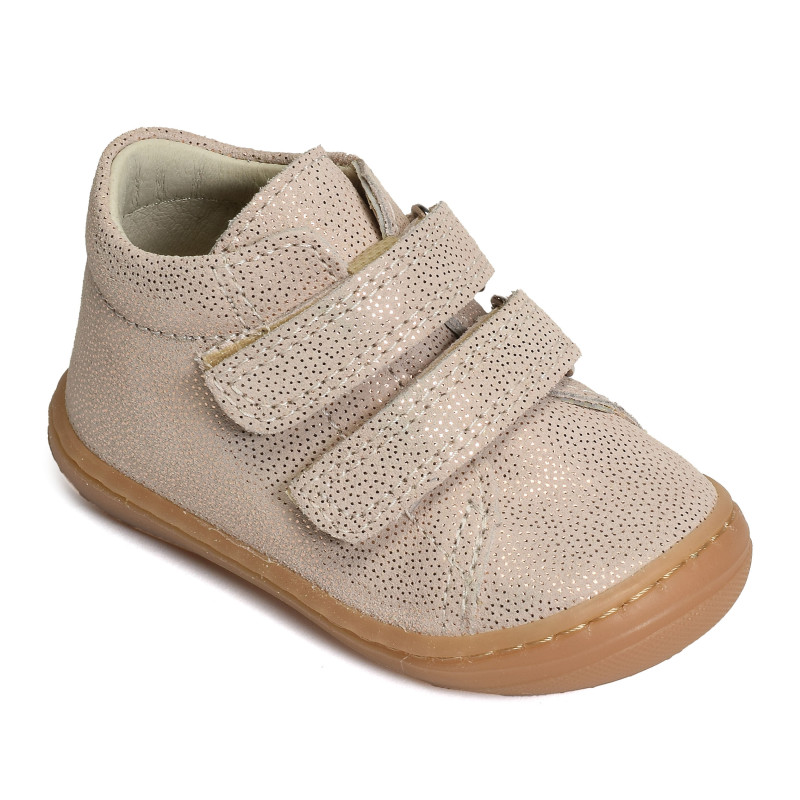 STELLA Beige Or, Chaussures à Scratch Bellamy