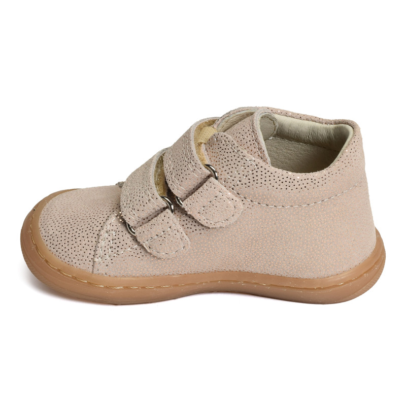 STELLA Beige Or, Chaussures à Scratch Bellamy