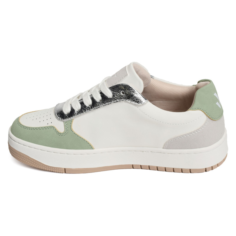 CALIE Blanc Vert, Sneakers basses Vanessa Wu