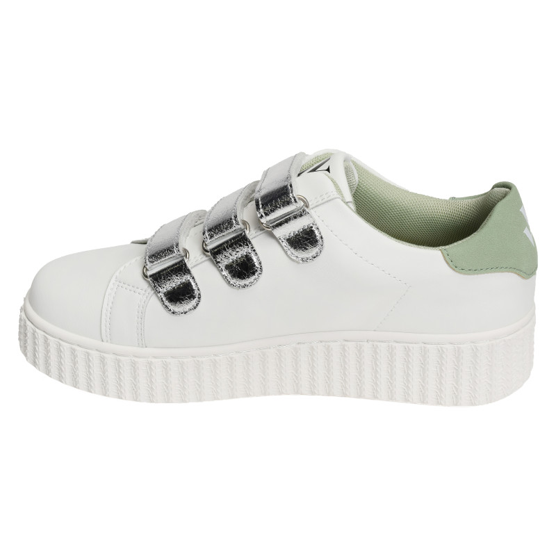 BONNIE Blanc Vert, Sneakers basses Vanessa Wu