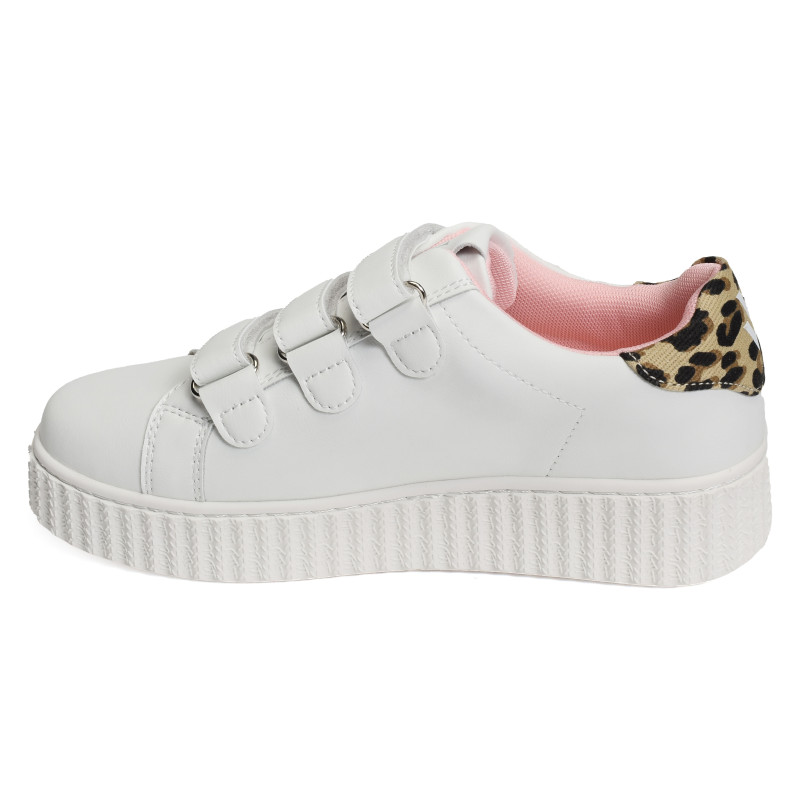 SANSA Blanc Léopard, Sneakers basses Vanessa Wu