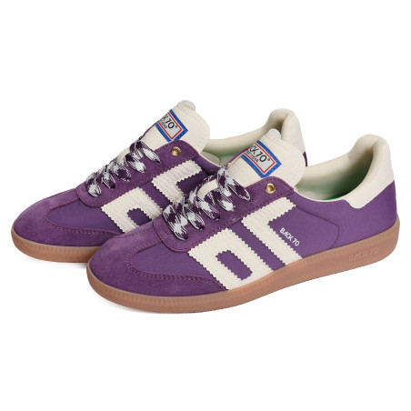 GHOST SUEDE Violet, Sneakers basses Back 70