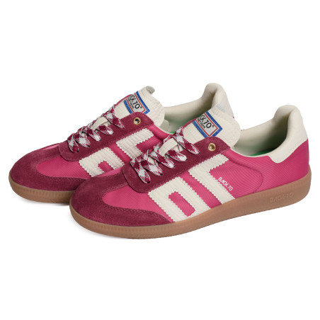 GHOST SUEDE Fuchsia, Sneakers basses Back 70