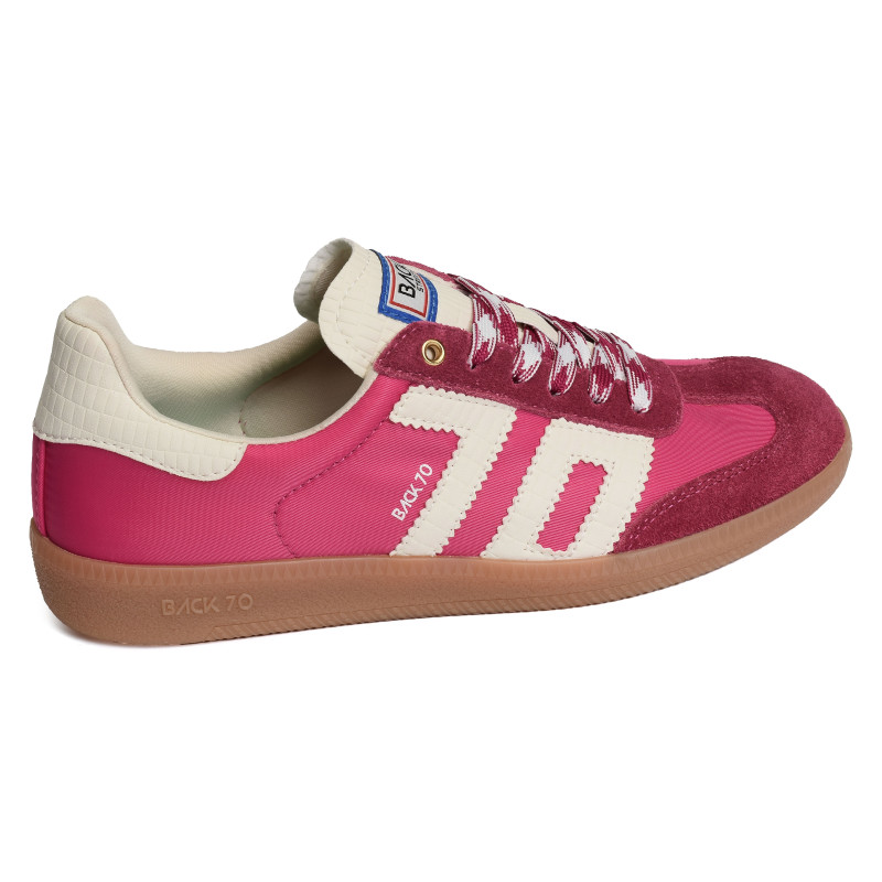 GHOST SUEDE Fuchsia, Sneakers basses Back 70