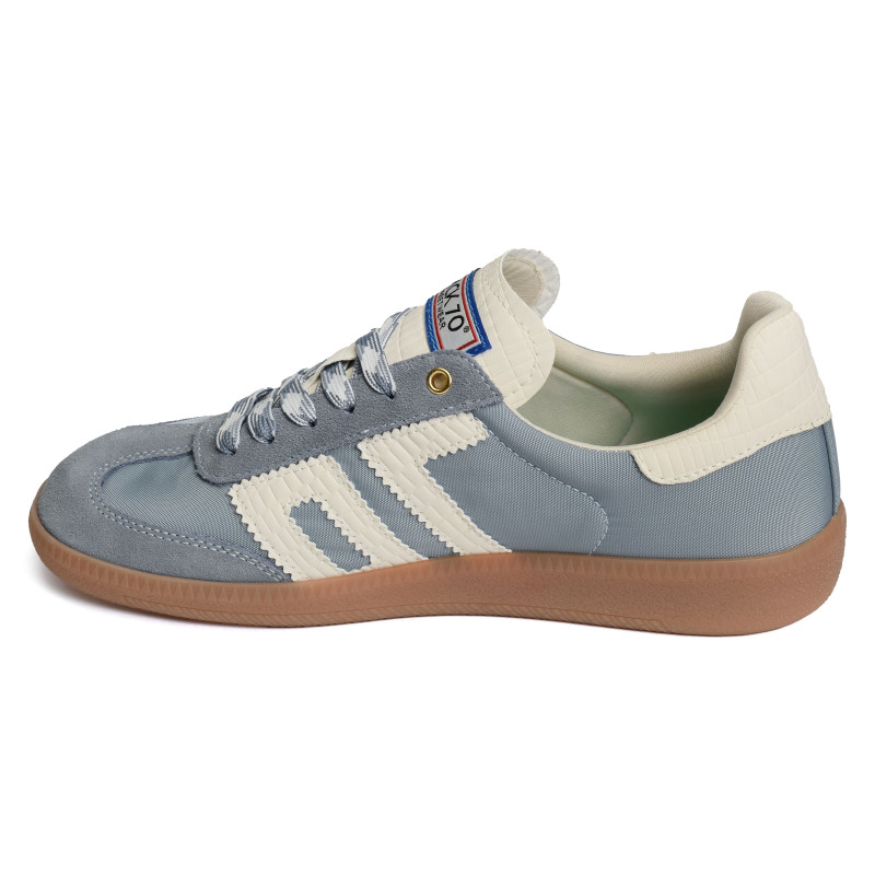 GHOST SUEDE Bleu, Sneakers basses Back 70