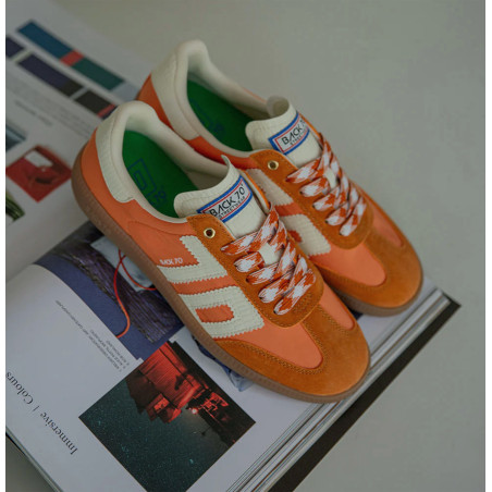 GHOST SUEDE Orange, Sneakers basses Back 70