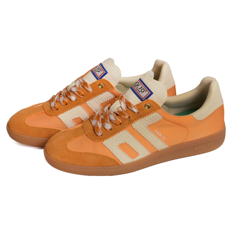 GHOST SUEDE Orange, Sneakers basses Back 70