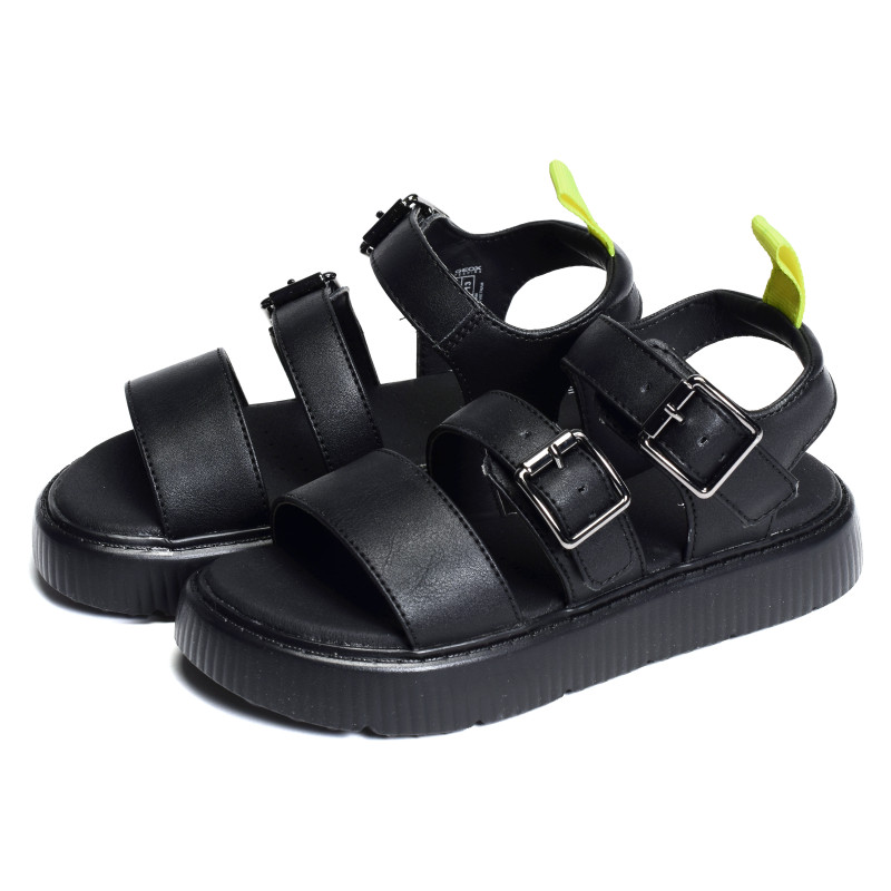 J SANDAL KODETTE G Noir, Sandales plates & Nu-Pieds Geox