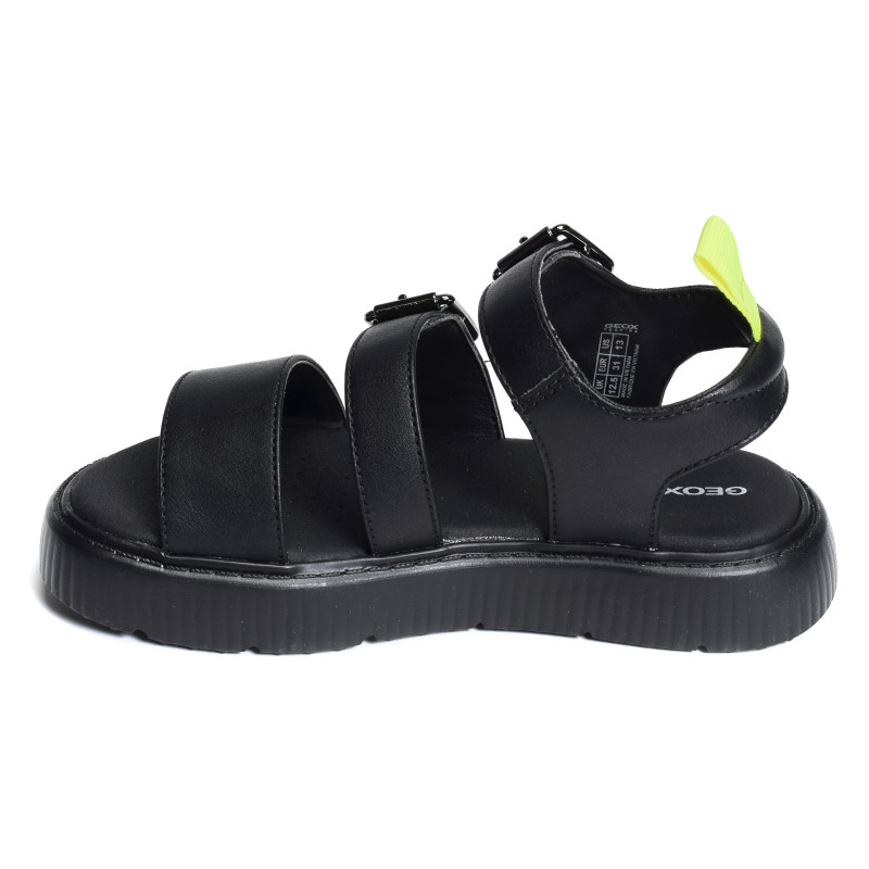 J SANDAL KODETTE G Noir, Sandales plates & Nu-Pieds Geox