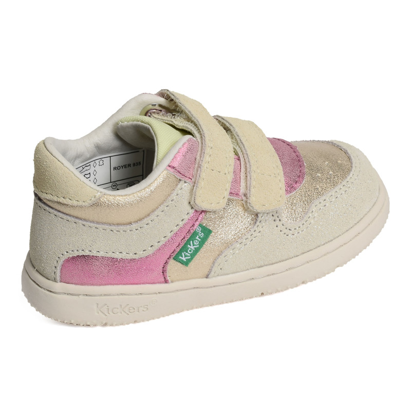 KICKMOTION GIRL Champagne, Chaussures à Scratch Kickers