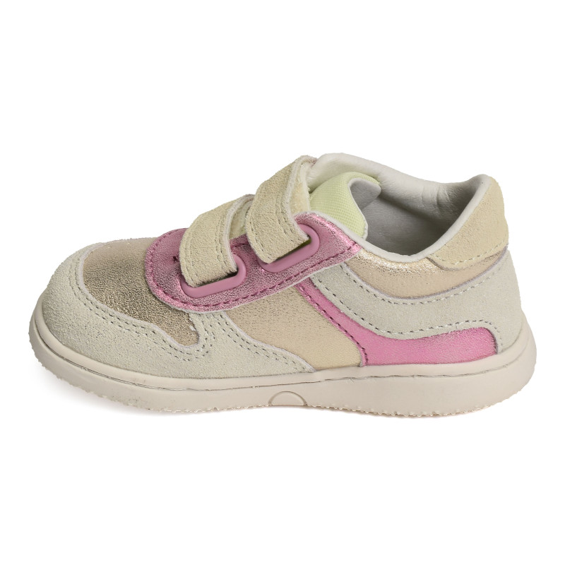 KICKMOTION GIRL Champagne, Chaussures à Scratch Kickers