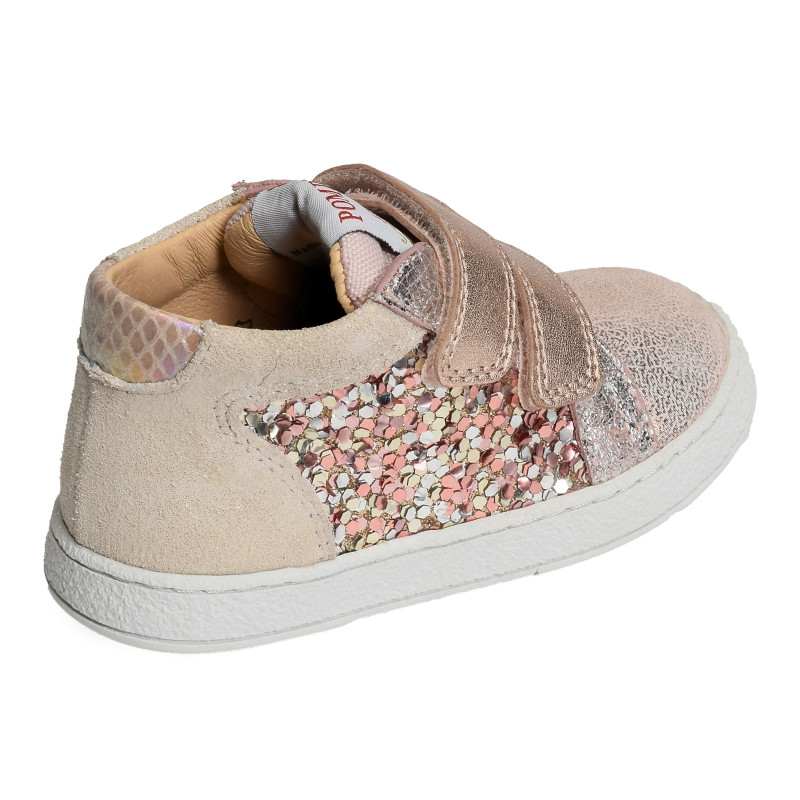 MOUSSE EASY TOP Nude, Chaussures à Scratch Pom d'Api