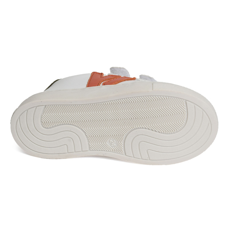 GAME Blanc Orange, Sneakers basses Bellamy