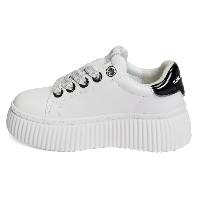 KREEPER LO SIGNIA Blanc Argent, Sneakers basses Karl Lagerfeld