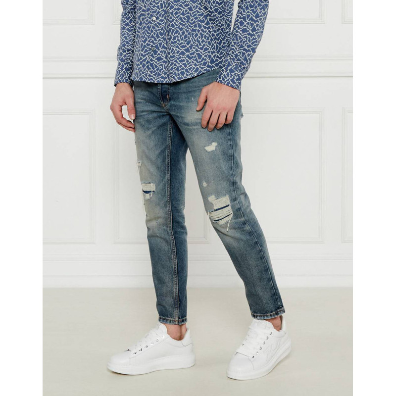 KAPRI MEN SIGNIA PATCH Blanc, Sneakers basses Karl Lagerfeld