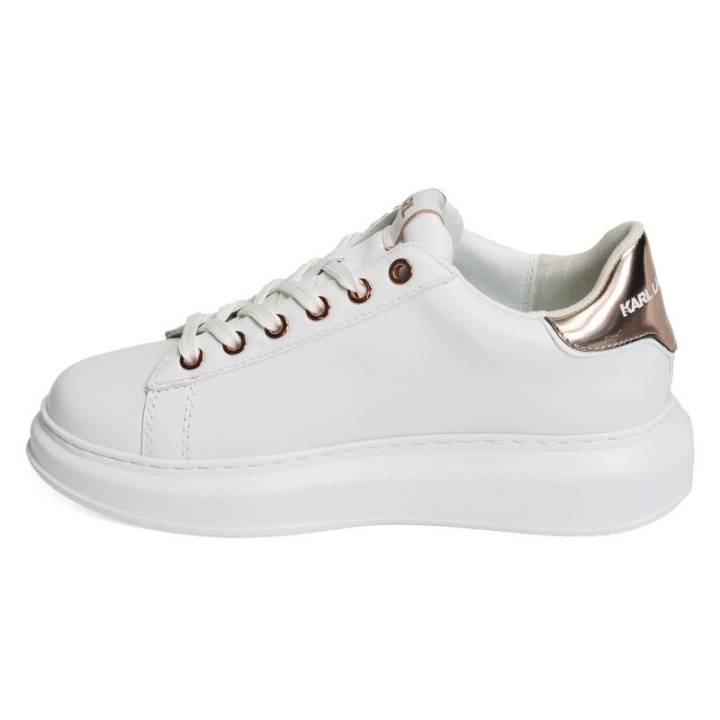 KAPRI SIGNIA EMBOSS Blanc, Sneakers basses Karl Lagerfeld