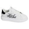 KAPRI MEN SIGNIA SCROLL Blanc, Sneakers basses Karl Lagerfeld