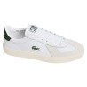 MENS BASESHOT PRO SNEAKERS Blanc Vert, Sneakers basses Lacoste