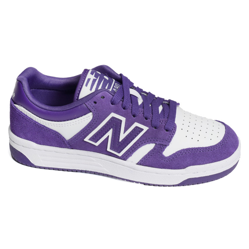 BB480 Blanc Violet, Sneakers basses New Balance