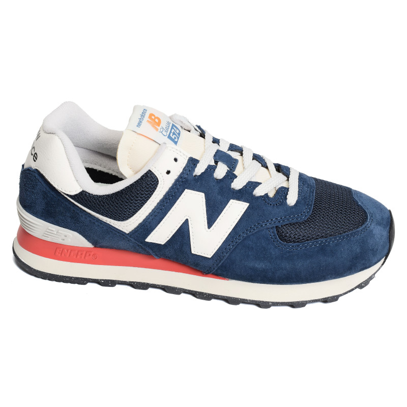 U574 Marine Blanc, Sneakers basses New Balance