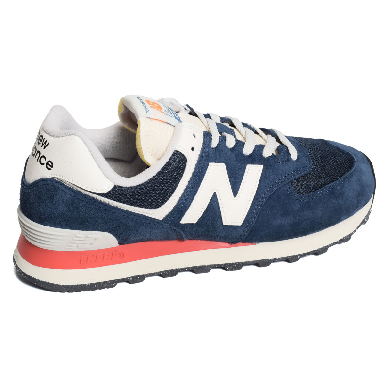 U574 Marine Blanc, Sneakers basses New Balance