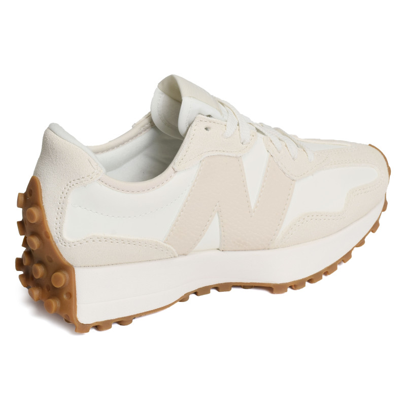 WS327 Beige Blanc, Baskets running New Balance