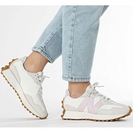 WS327 Blanc Rose, Baskets running New Balance