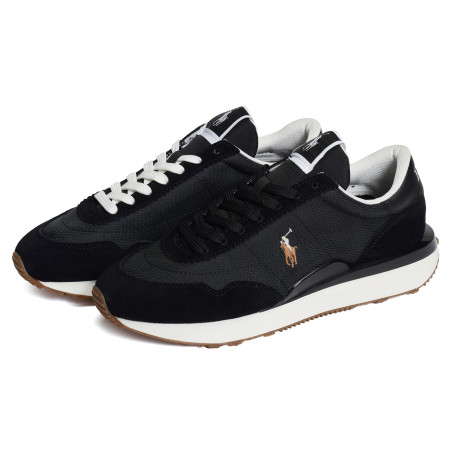 TRAIN 89 Noir Multicolore, Baskets running Polo Ralph Lauren