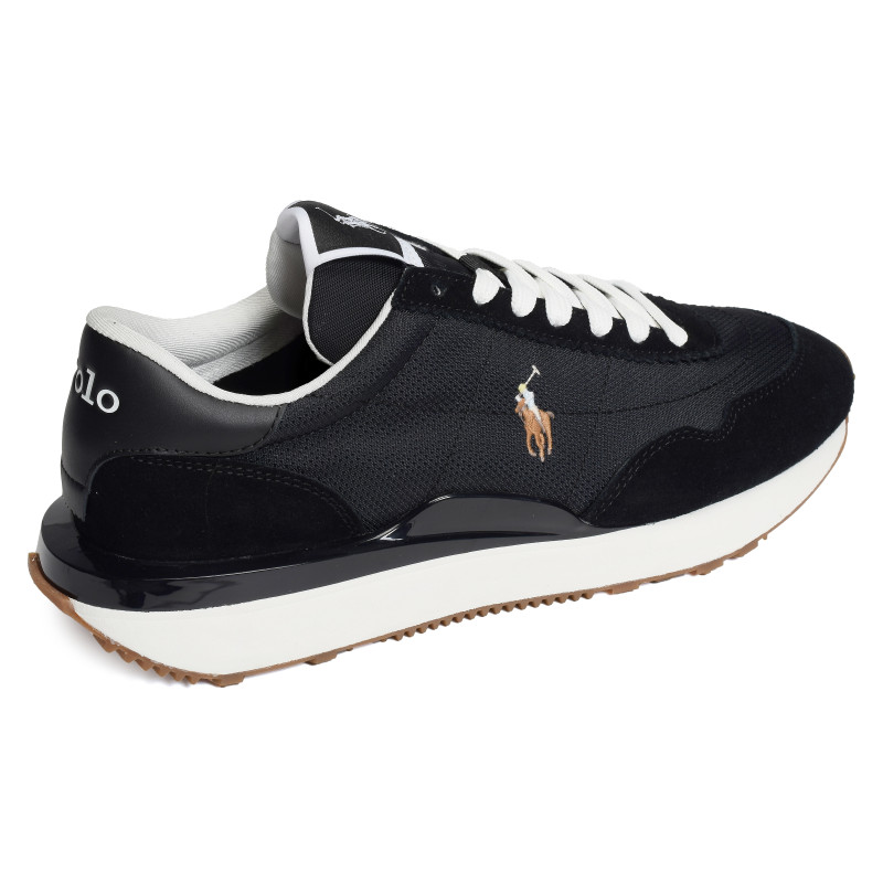 TRAIN 89 Noir Multicolore, Baskets running Polo Ralph Lauren